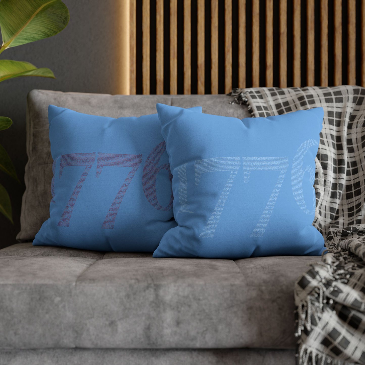 Spun Polyester Square Pillowcase