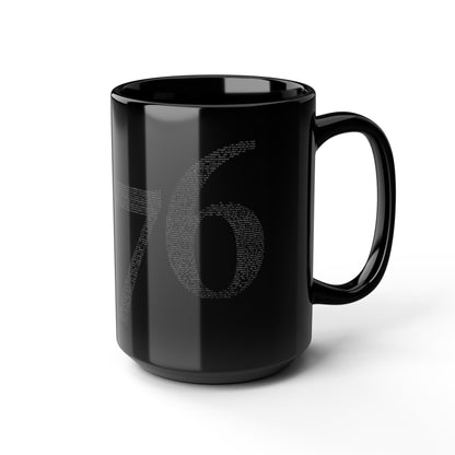 Black Mug, 15oz