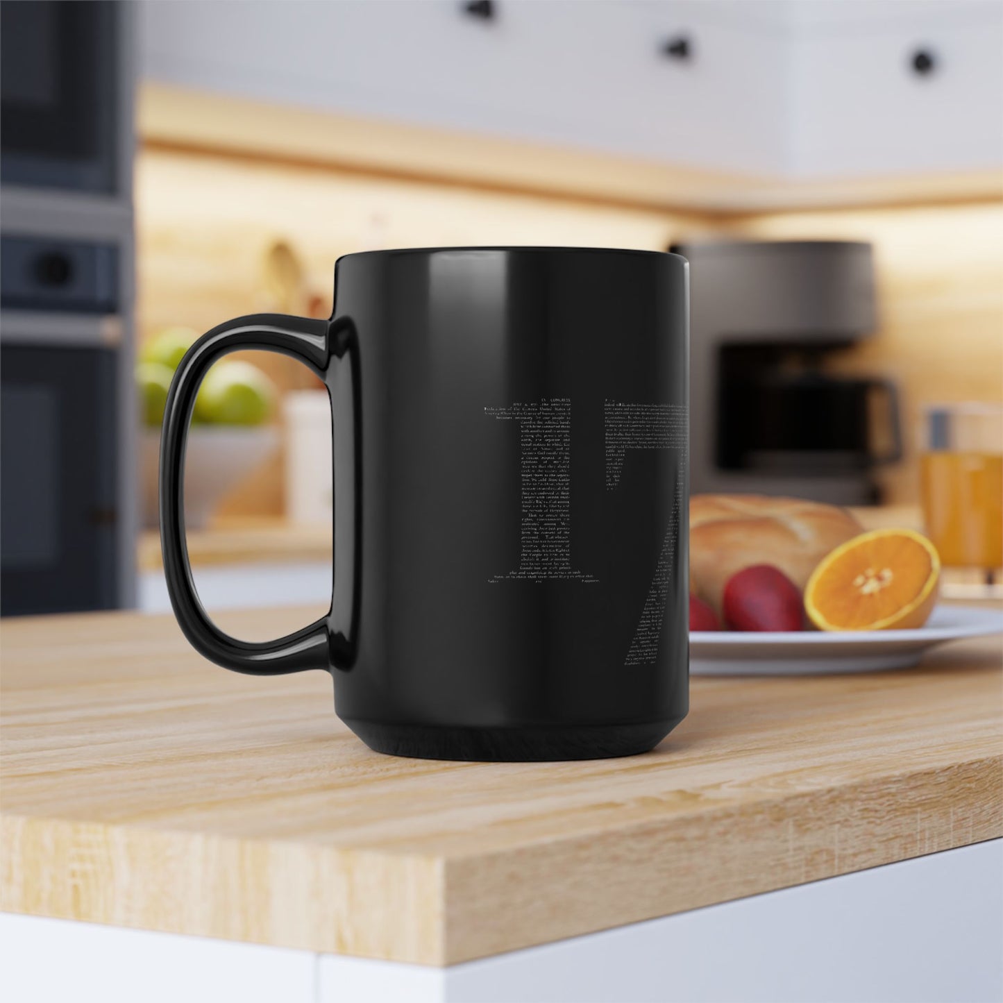 Black Mug, 15oz