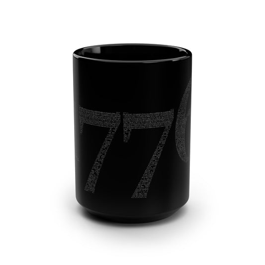 Black Mug, 15oz