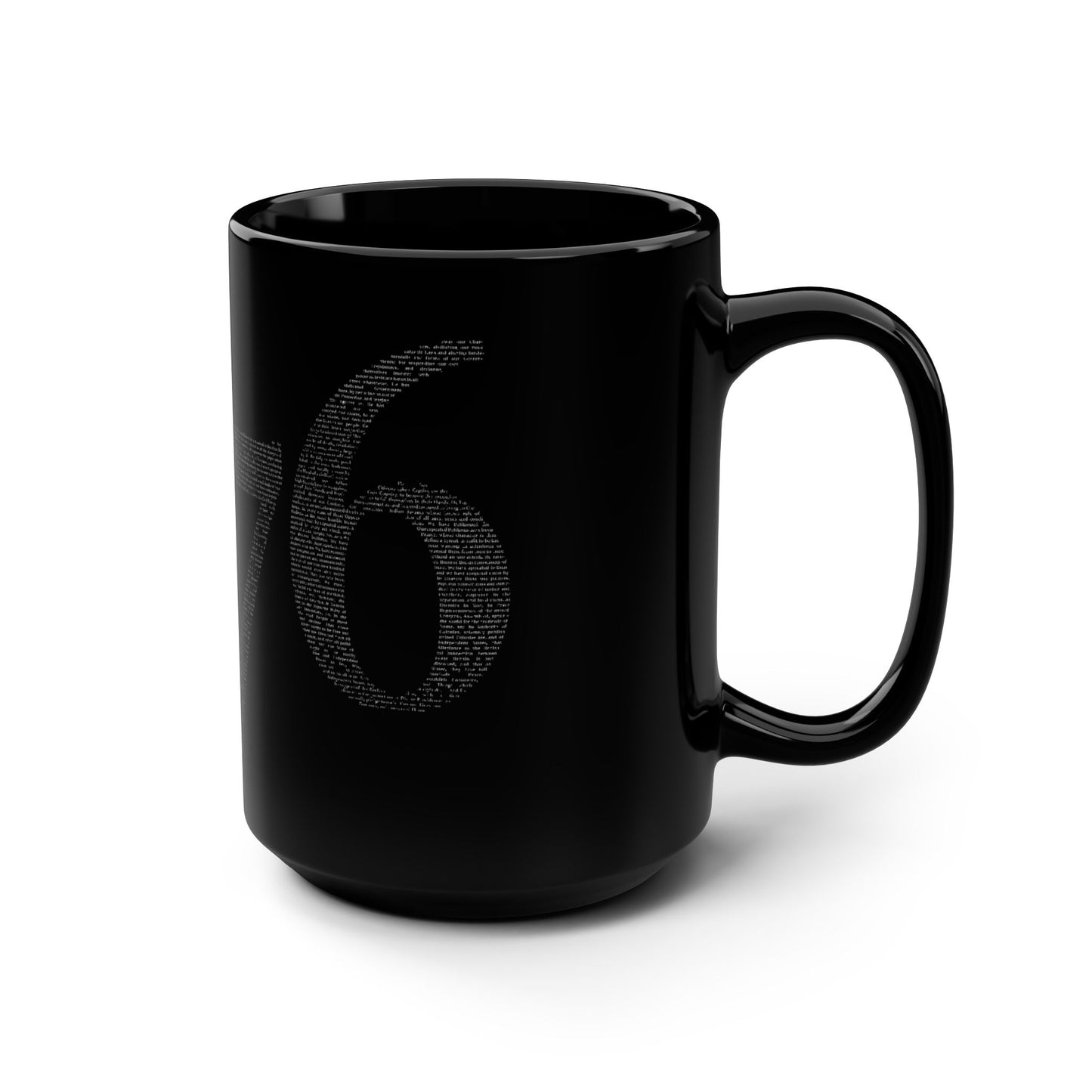 Black Mug, 15oz